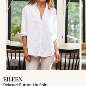 Frank And Eileen Famous Denim White Eileen S Small Tattered Shirt NWOT $278